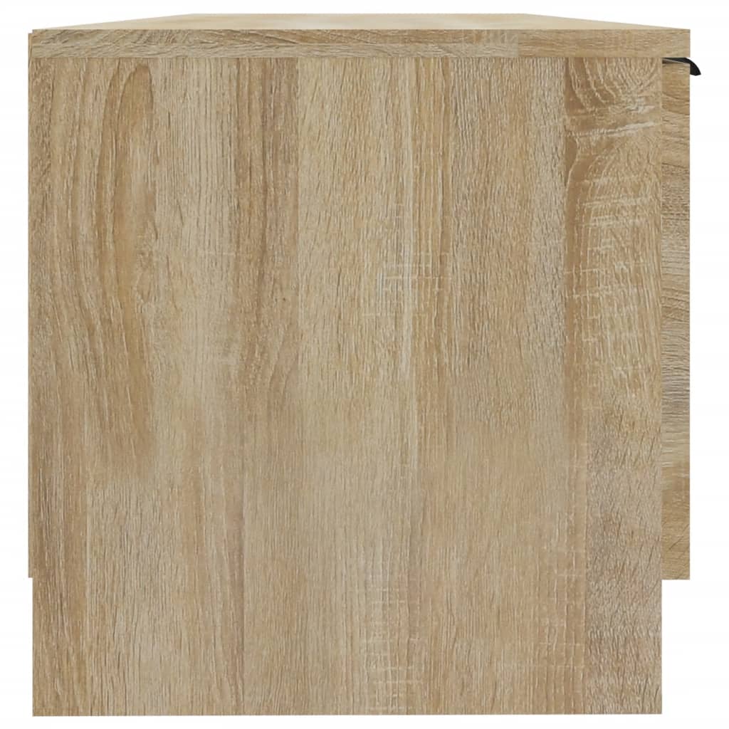 vidaXL TV Cabinet Sonoma Oak 102x35x36.5 cm Engineered Wood