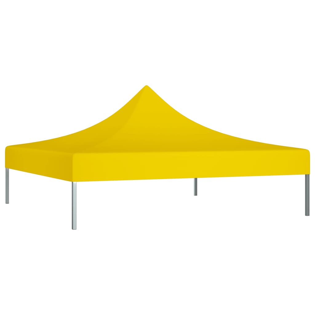 vidaXL Party Tent Roof 3x3 m Yellow 270 g/m²