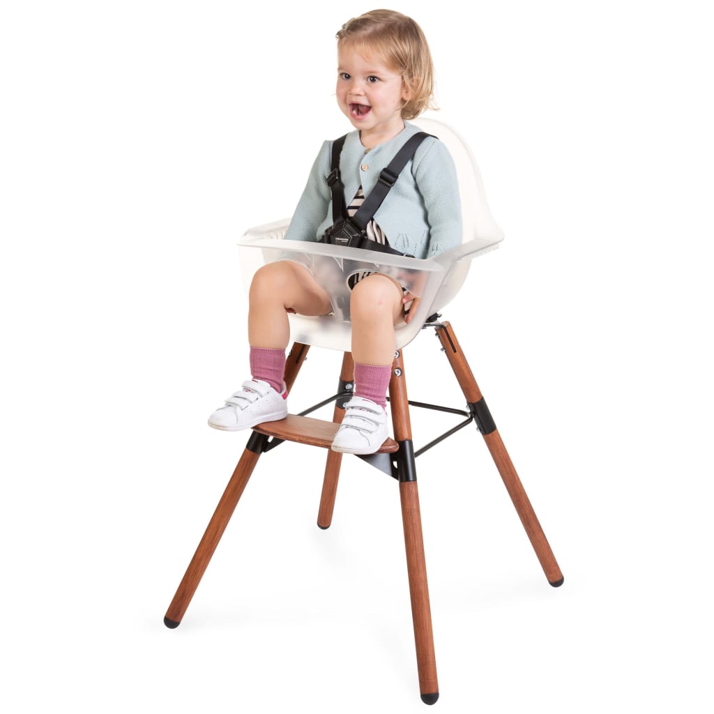 CHILDHOME 2-in-1 High Chair with Bumper Evolu 2 Transparent