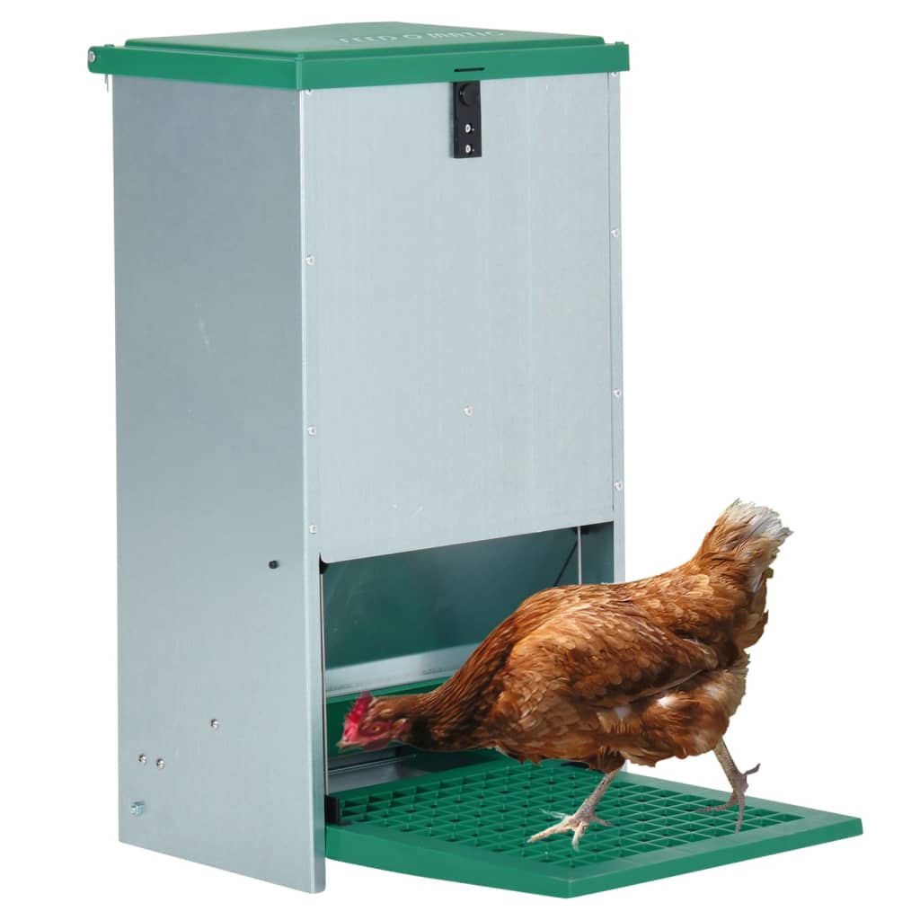 vidaXL Feedomatic Automatic Poultry Feeder with Treadle 20 kg