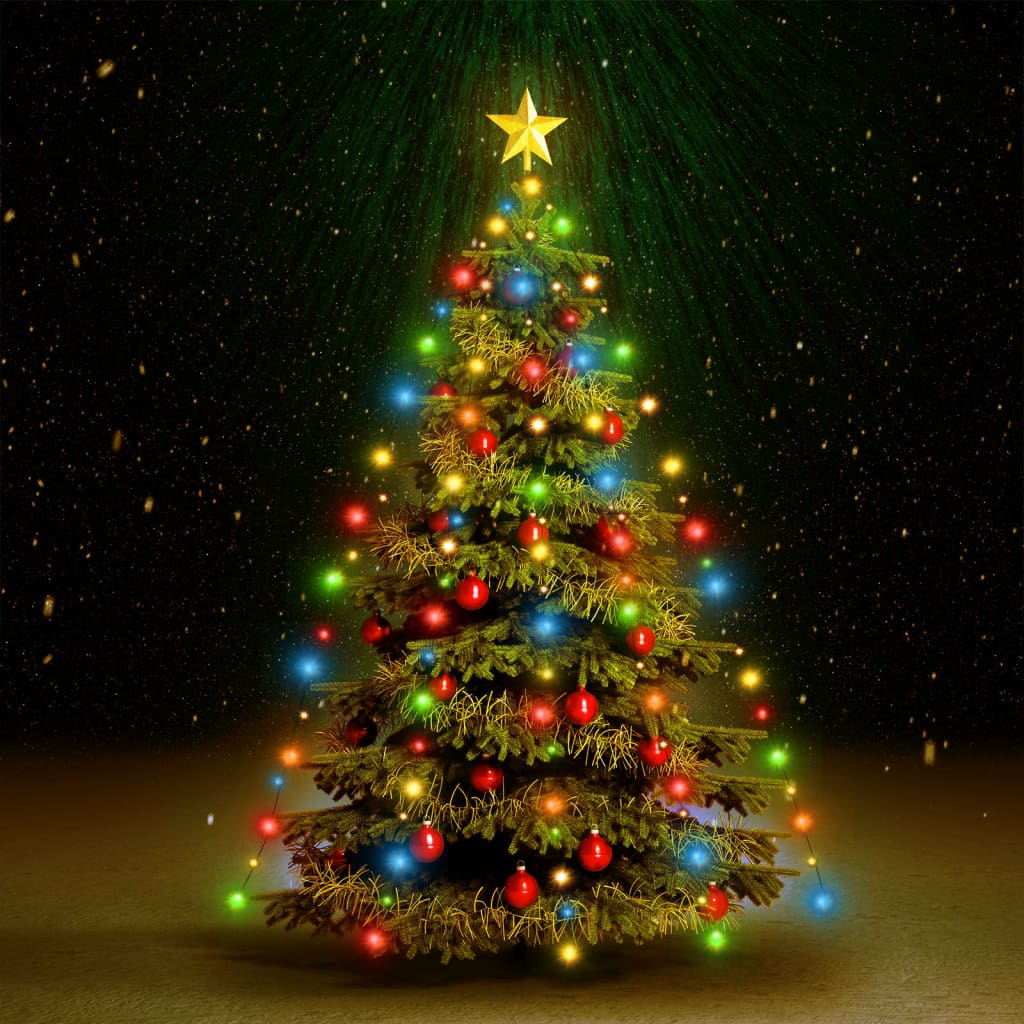 vidaXL Christmas Tree Net Lights with 180 LEDs Colourful 180 cm