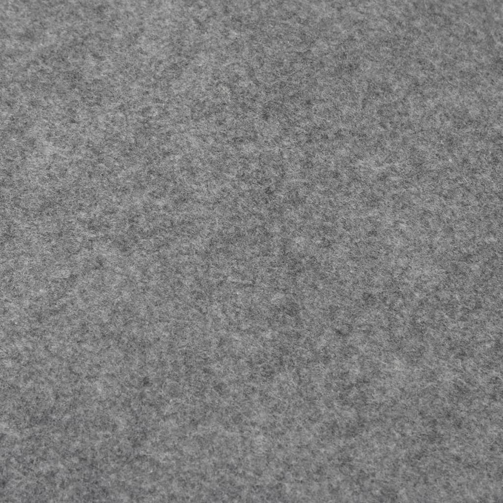 vidaXL Pool Ground Cloth Light Grey Ø500 cm Polyester Geotextile