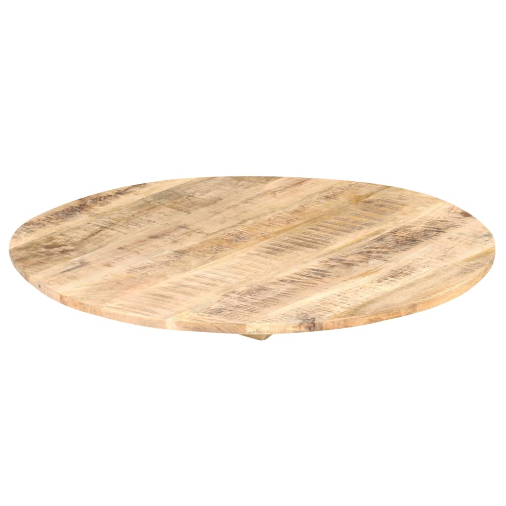 vidaXL Table Top Solid Mango Wood Round 15-16 mm 40 cm
