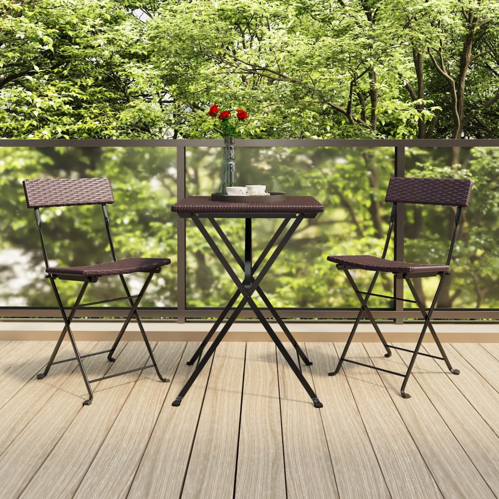 Bales outdoor 3 piece best sale folding bistro set