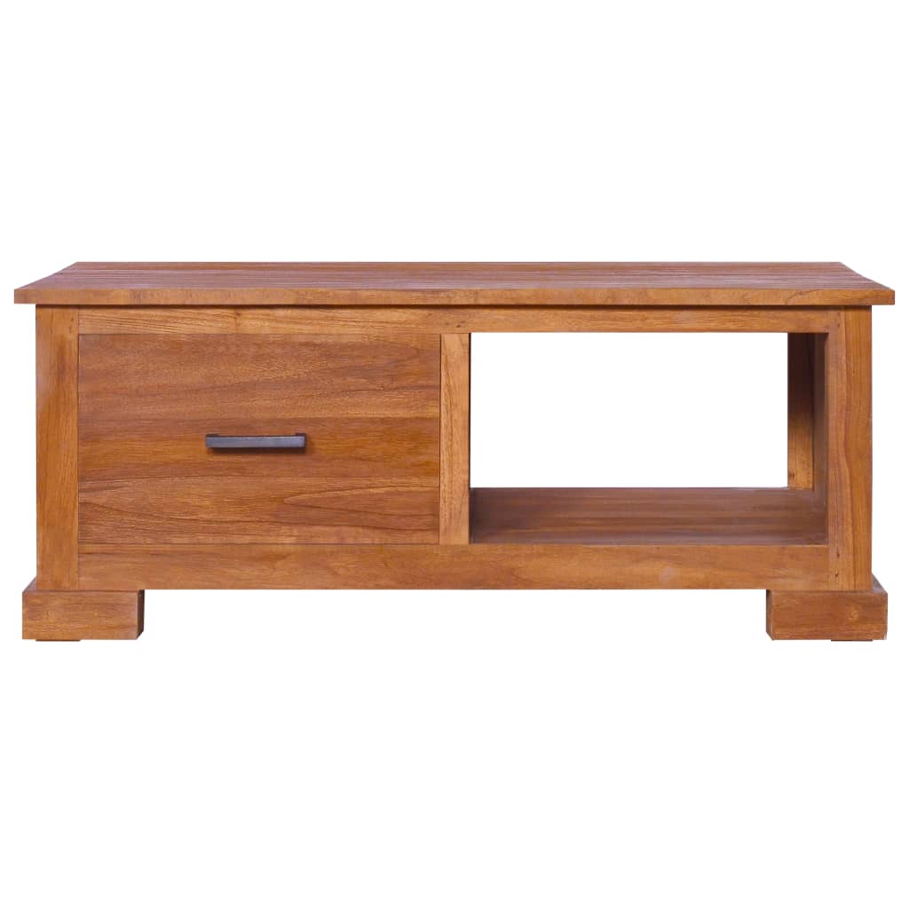vidaXL TV Cabinet 90x50x37 cm Solid Teak Wood