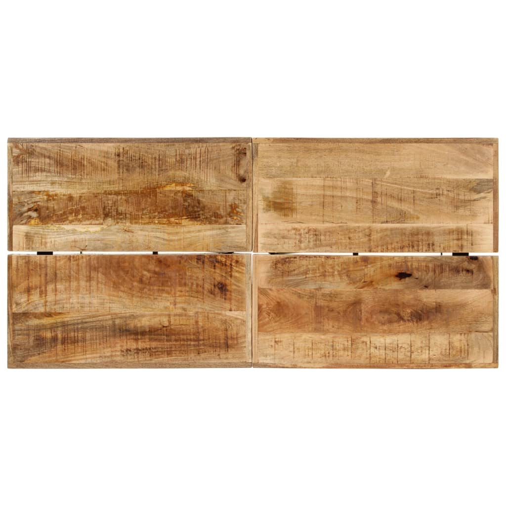 vidaXL Bar Table 150x70x107 cm Solid Wood Mango and Iron