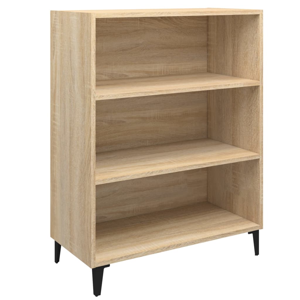 vidaXL Sideboard Sonoma Oak 69.5x32.5x90 cm Engineered Wood