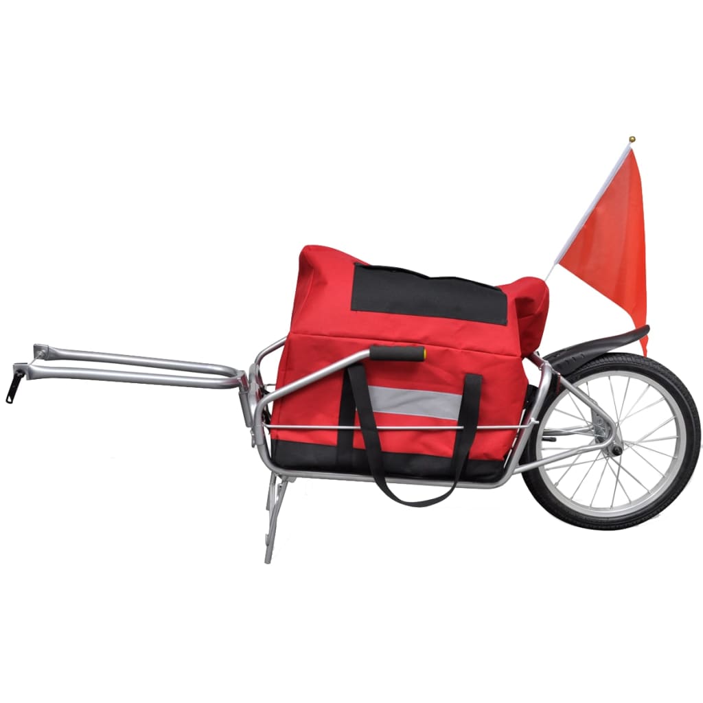 vidaXL Bike Trailer One-wheel with Storage Bag