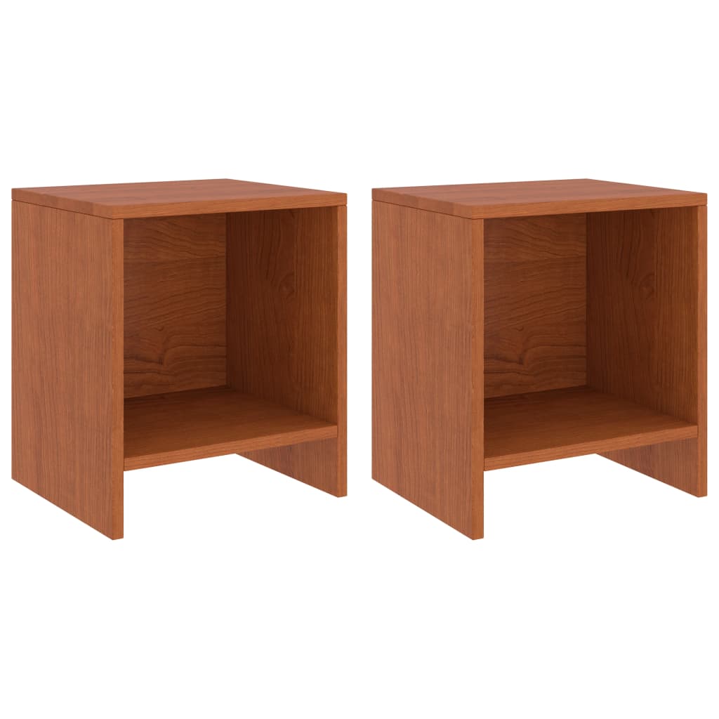 vidaXL Bedside Cabinets 2 pcs Honey Brown 35x30x40 cm Solid Pinewood