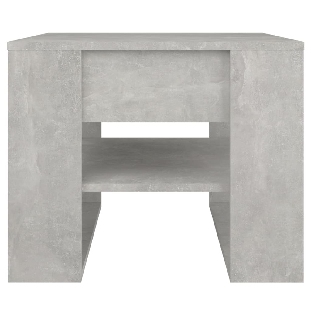 vidaXL Coffee Table Concrete Grey 55.5x55x45 cm Engineered Wood