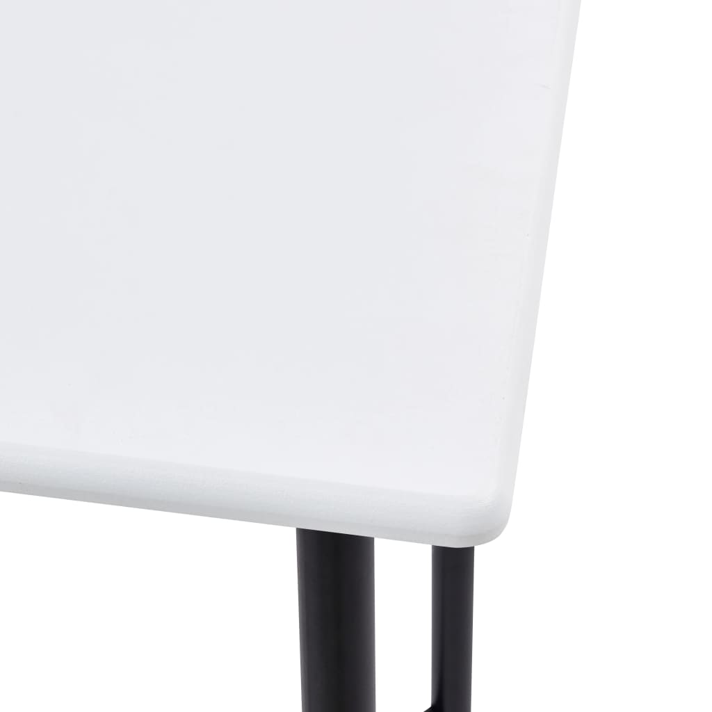 vidaXL Bar Table White 60x60x111 cm MDF