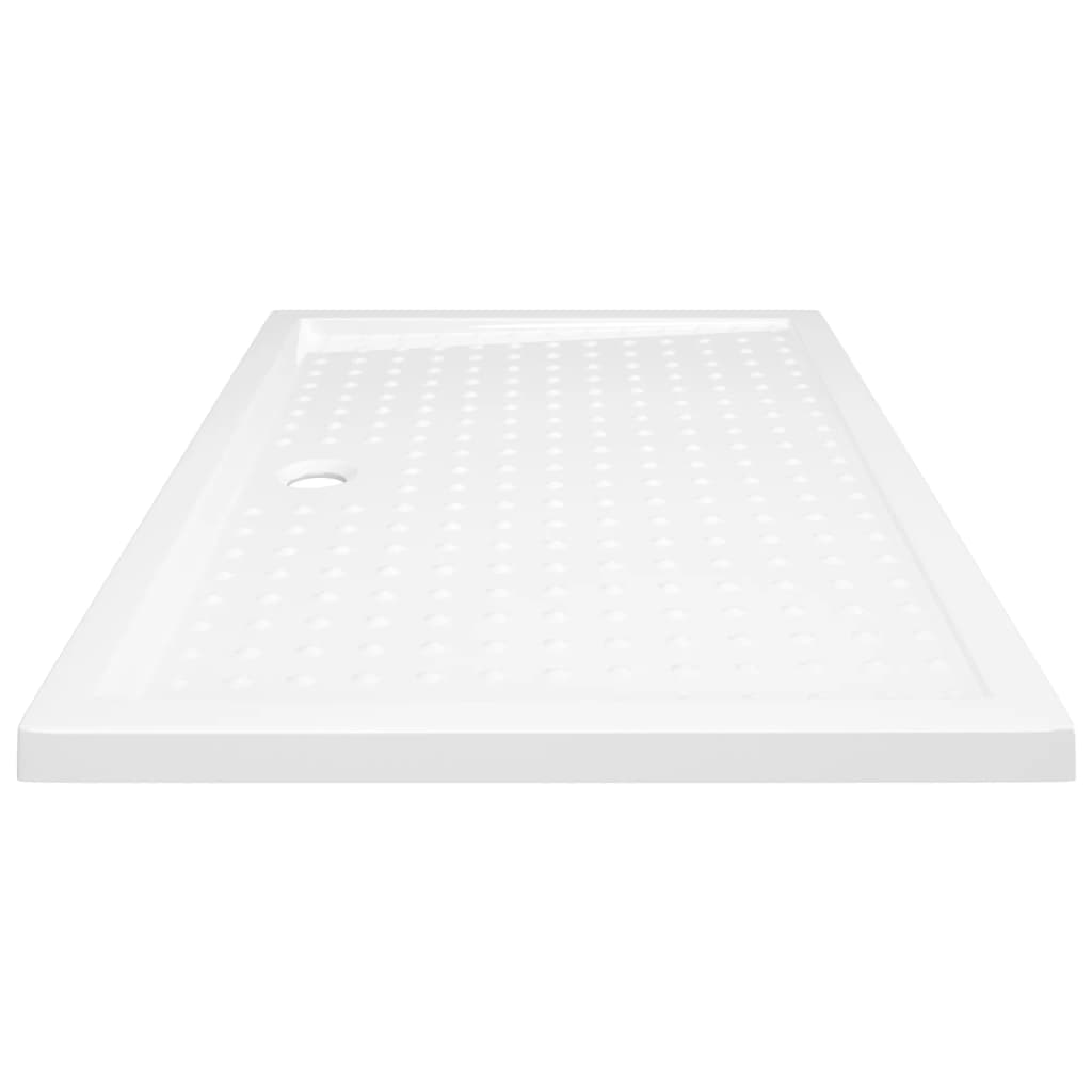 vidaXL Shower Base Tray with Dots White 80x120x4 cm ABS