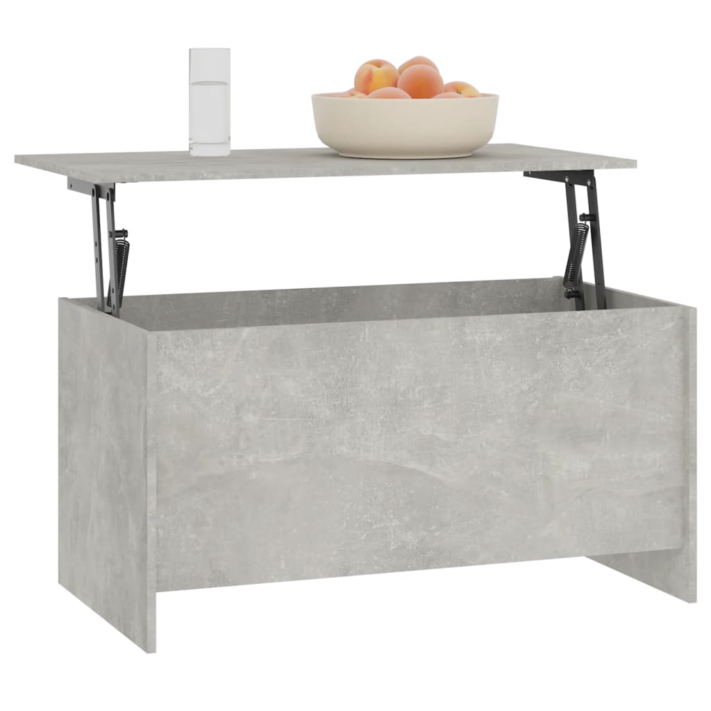 vidaXL Coffee Table Concrete Grey 102x55.5x52.5 cm Engineered Wood
