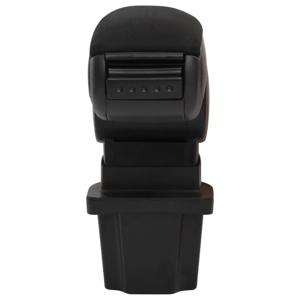 vidaXL Car Armrest Black 13.5x32.5x(31-46.5) cm ABS