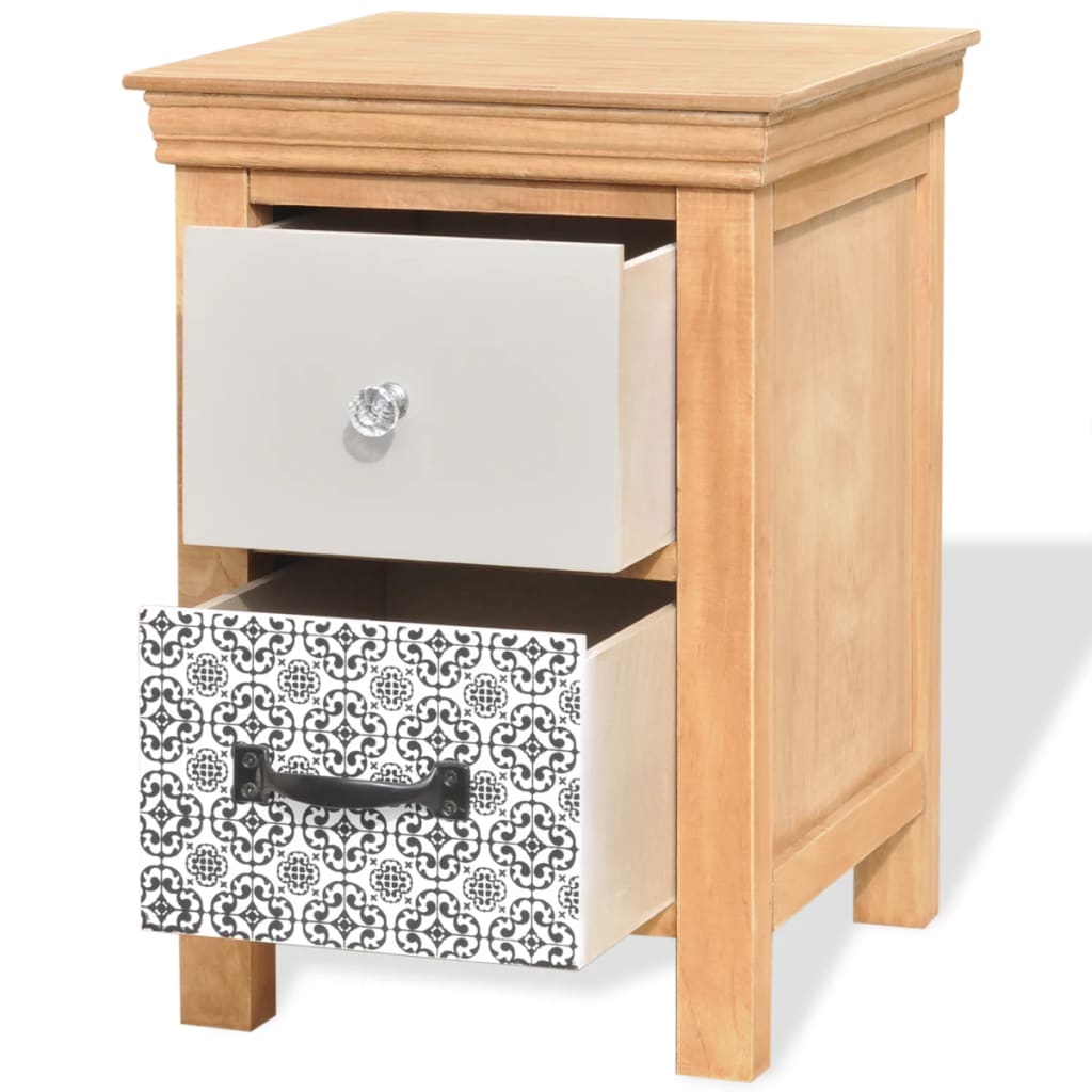 vidaXL Drawer Cabinet 34x34x46 cm Solid Wood