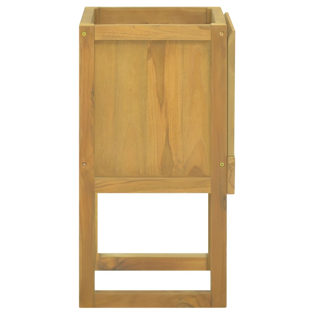 vidaXL Bathroom Cabinet 45x45x75 cm Solid Wood Teak