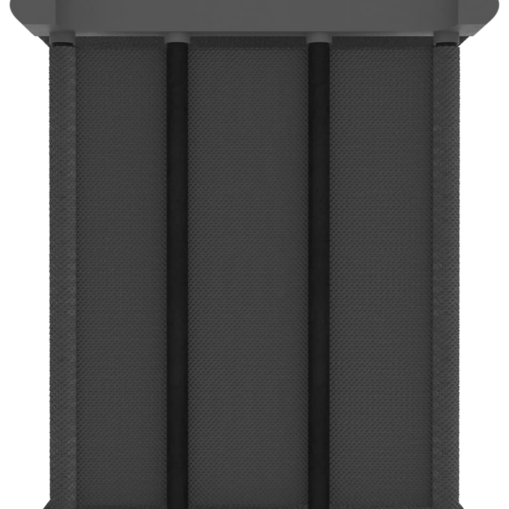vidaXL 15-Cube Display Shelf Grey 103x30x175.5 cm Fabric