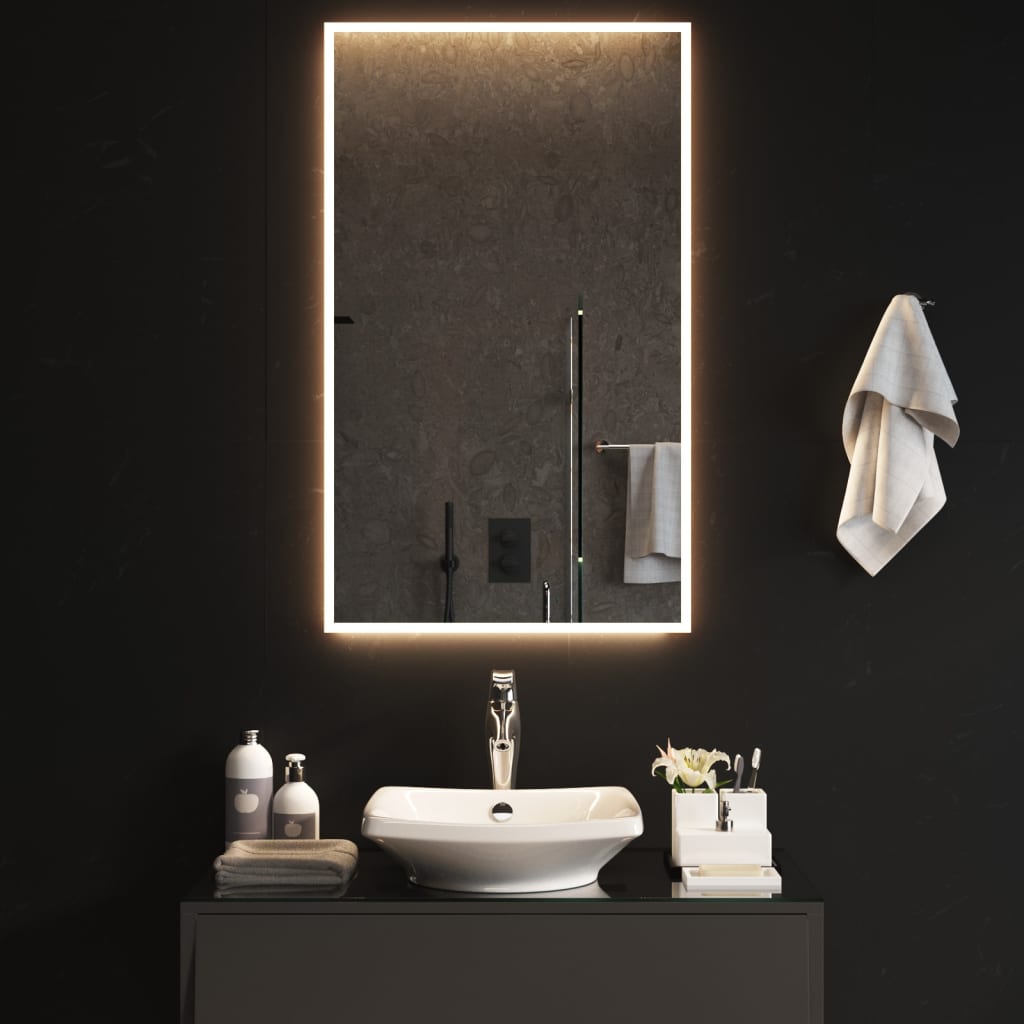 vidaXL LED Bathroom Mirror 60x100 cm