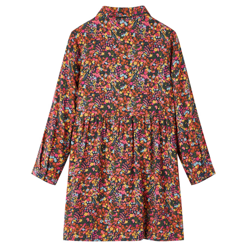 Kids' Dress with Long Sleeves Multicolour 92