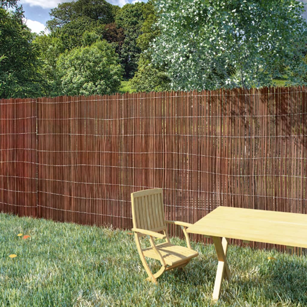 vidaXL Willow Fence 5x1 m