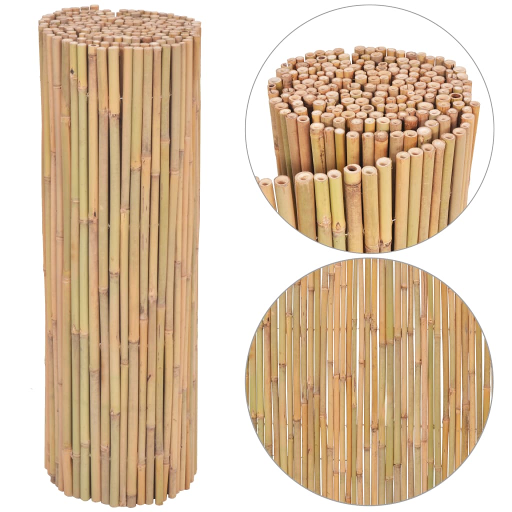 vidaXL Bamboo Fence 300x100 cm