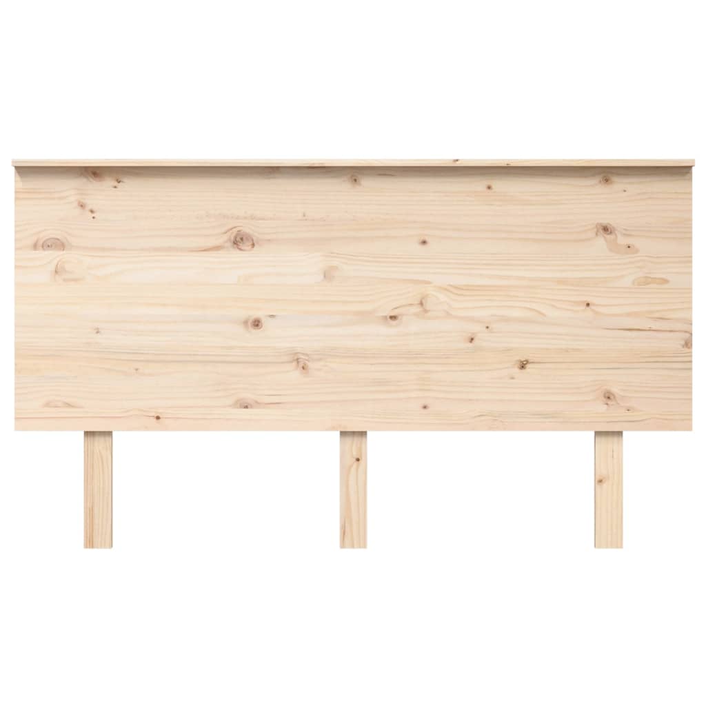 vidaXL Bed Headboard 144x6x82.5 cm Solid Wood Pine
