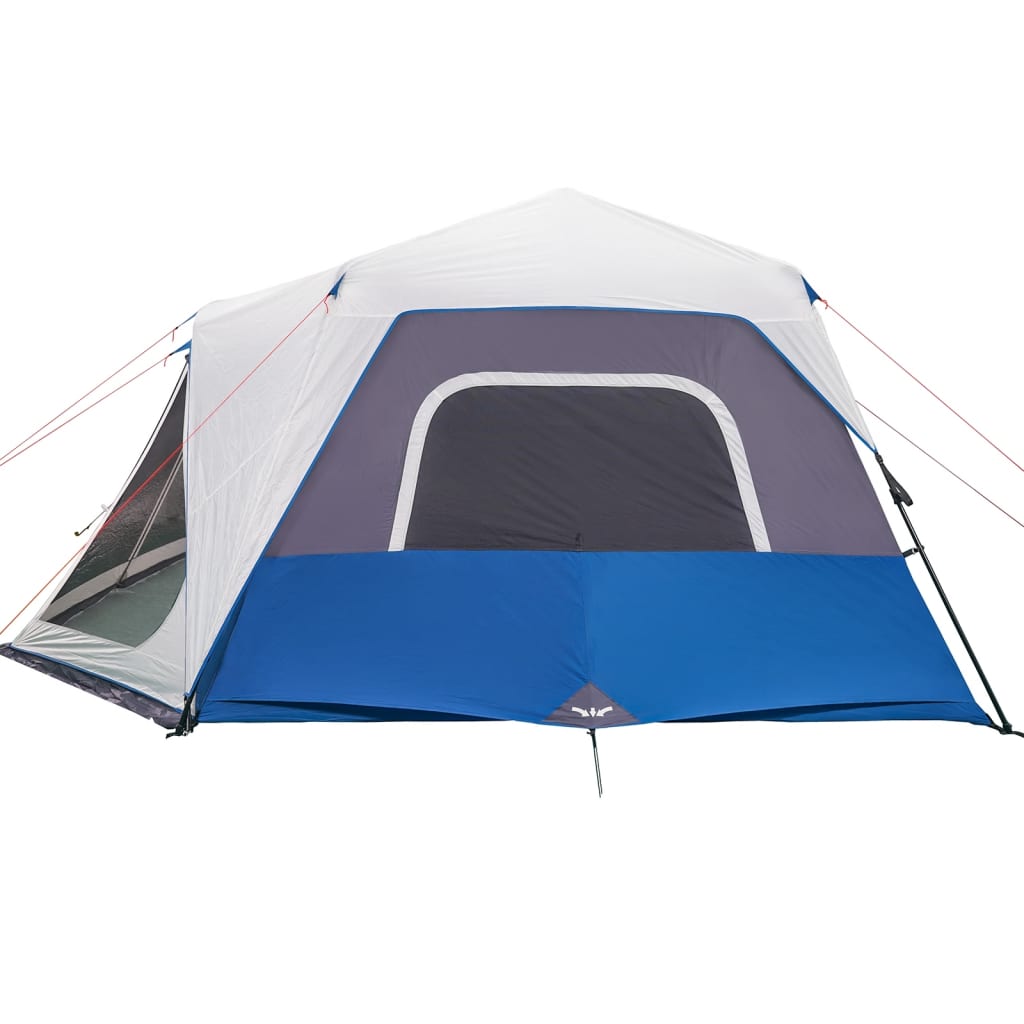 vidaXL Family Tent with LED 10-Person Light Blue Quick Release