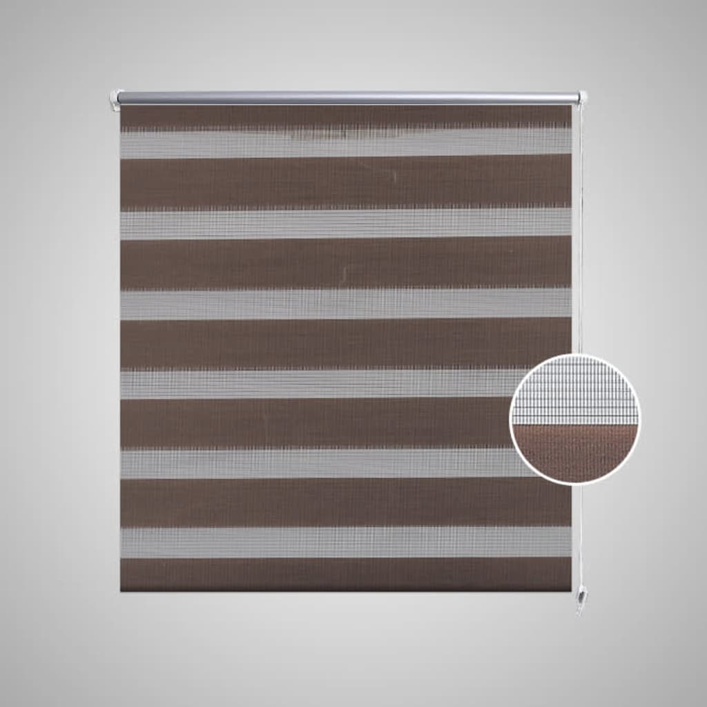 Zebra Blind 40 x 100 cm Coffee