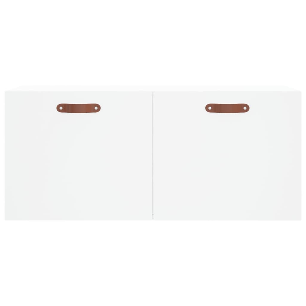 vidaXL Wall Cabinet White 80x36.5x35 cm Engineered Wood