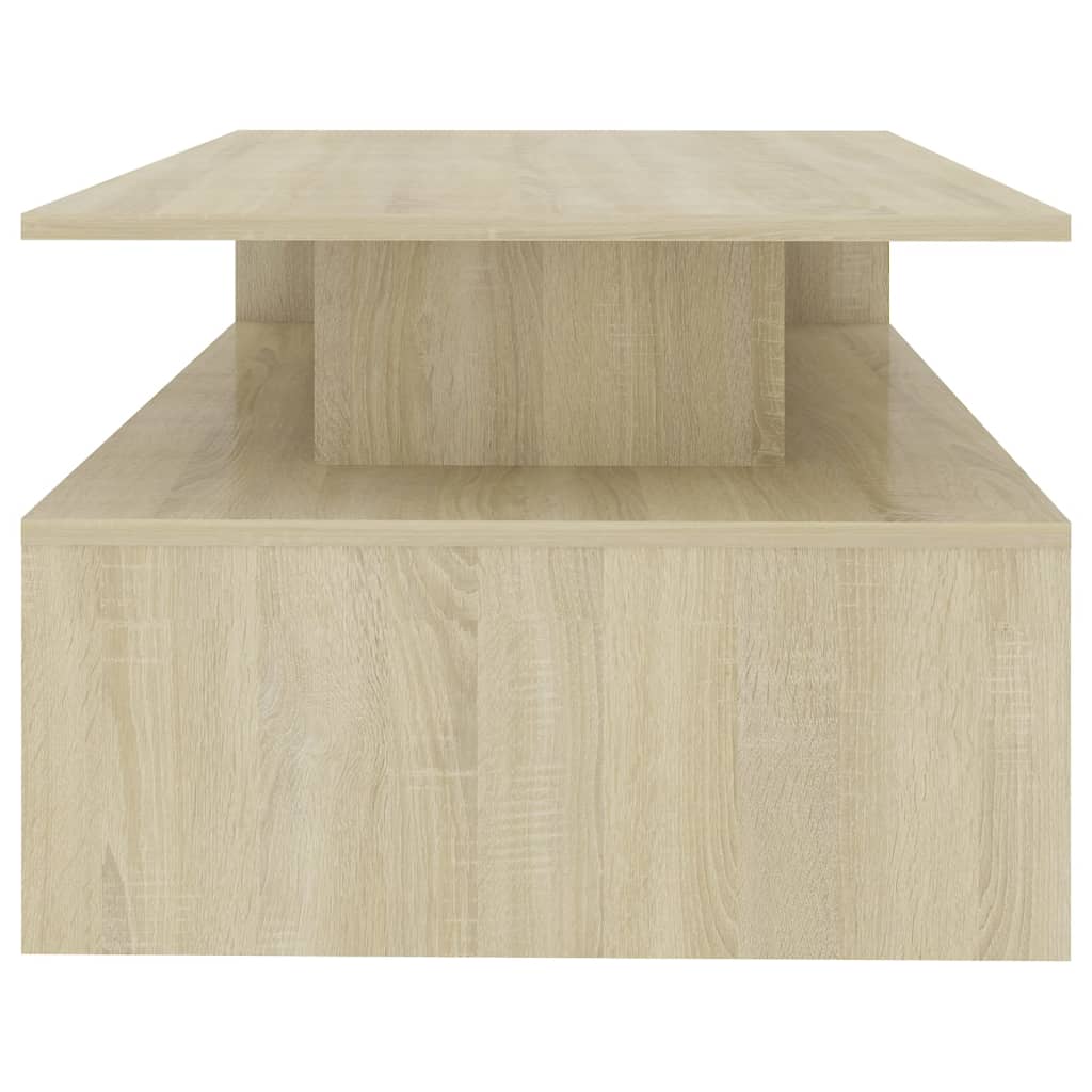 vidaXL Coffee Table Sonoma Oak 90x60x42.5 cm Engineered Wood