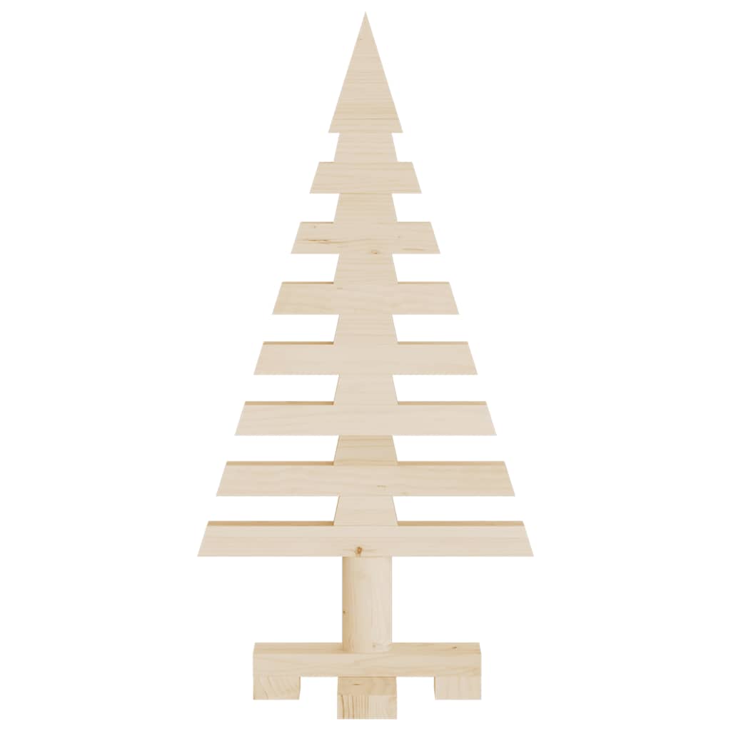 vidaXL Wooden Christmas Tree for Decoration 60 cm Solid Wood Pine