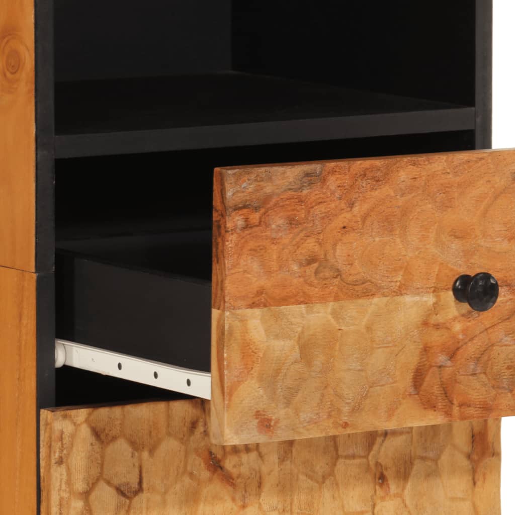 vidaXL 5 Piece Bathroom Cabinet Set Solid Wood Acacia