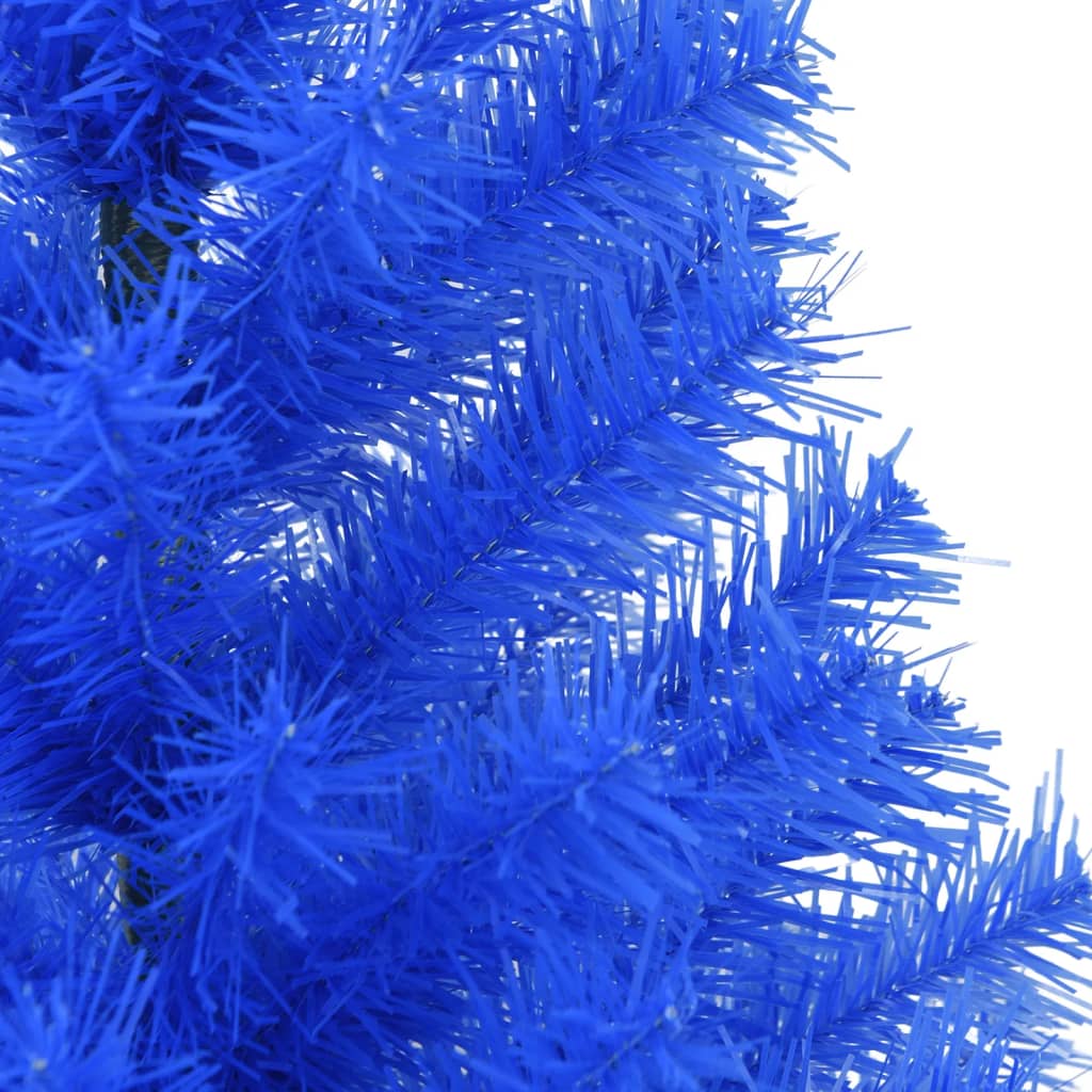 vidaXL Artificial Christmas Tree with Stand Blue 150 cm PVC