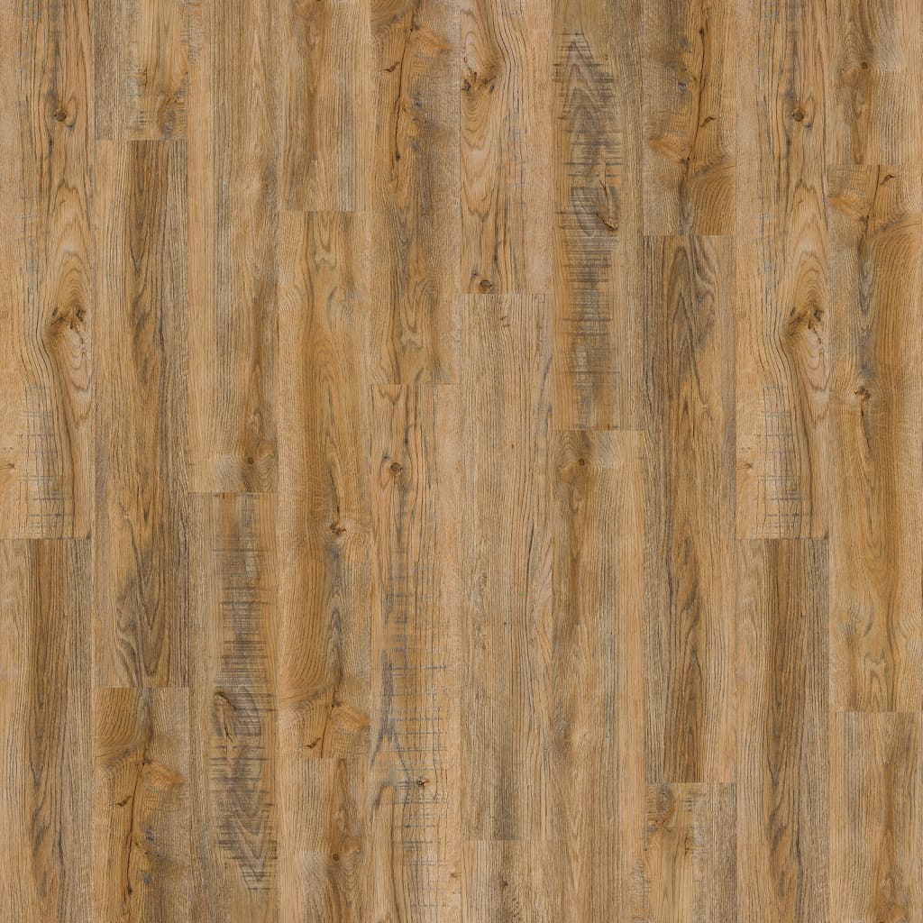 WallArt Wood Look Planks Reclaimed Oak Vintage Brown