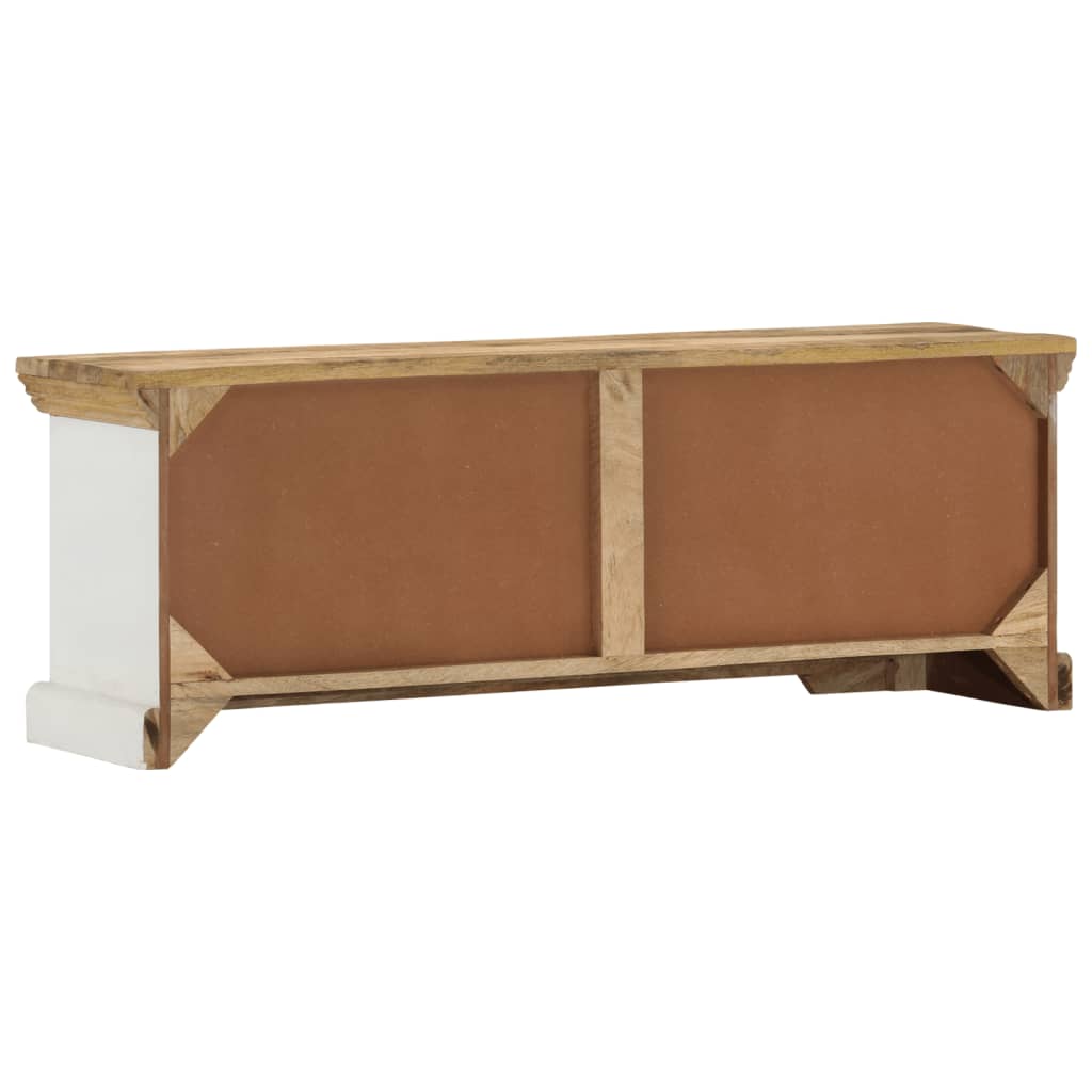 vidaXL TV Cabinet 110x30x40 cm Solid Wood Mango
