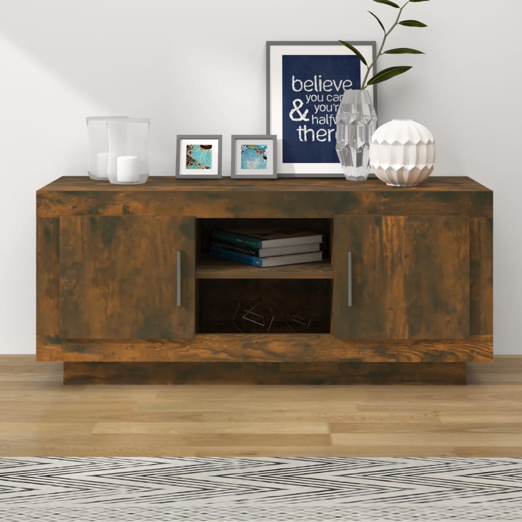 Smoked oak tv shop unit