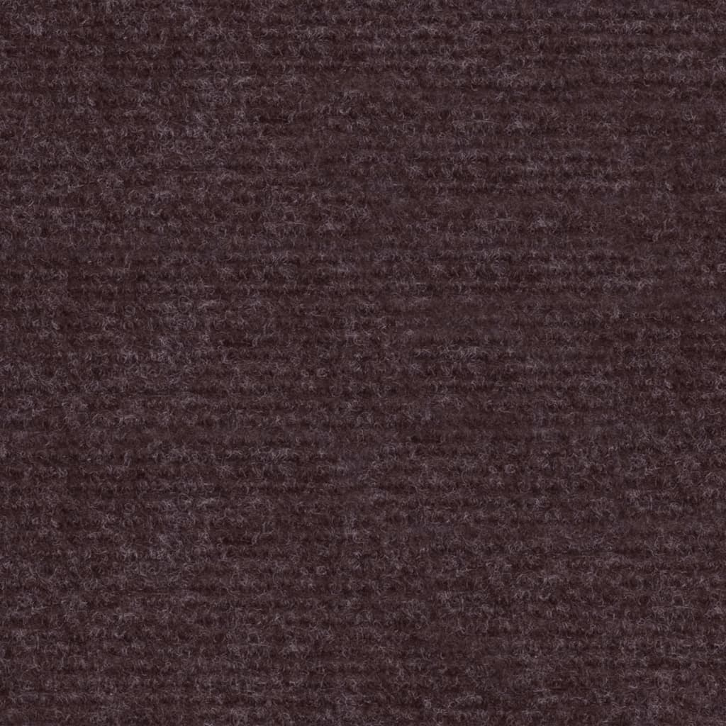 vidaXL Exhibition Carpet Rib 1.2x15 m Brown