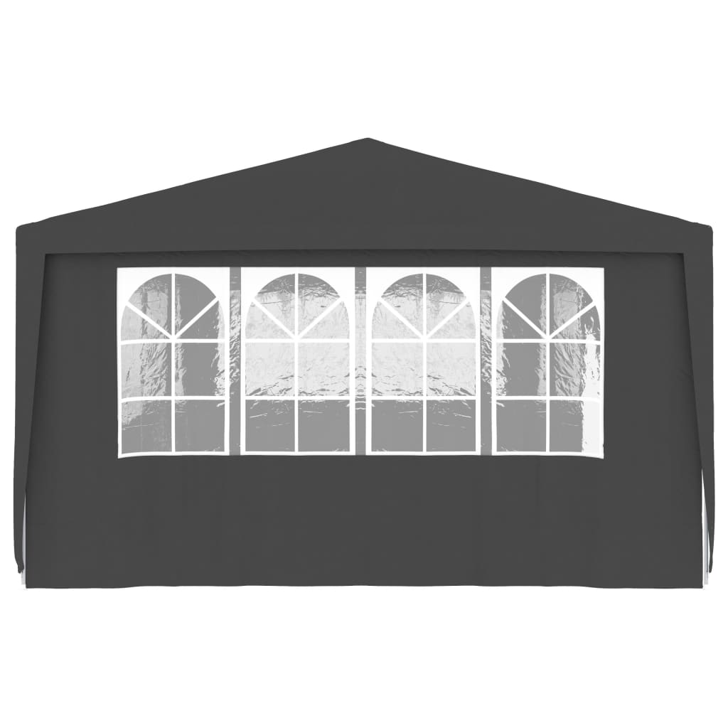 vidaXL Professional Party Tent with Side Walls 4x9 m Anthracite 90 g/m?