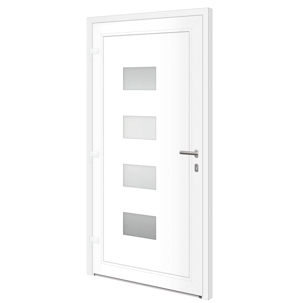 vidaXL Front Door Anthracite 110x210 cm Aluminium and PVC