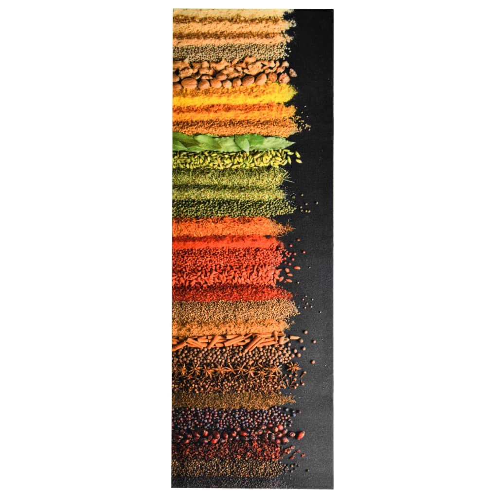 vidaXL Kitchen Floor Mat Washable Spice 60x180 cm