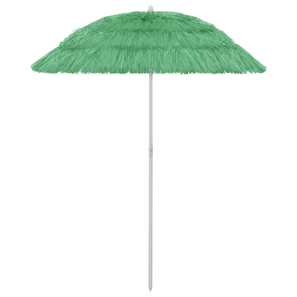 vidaXL Hawaii Beach Umbrella Green 180 cm