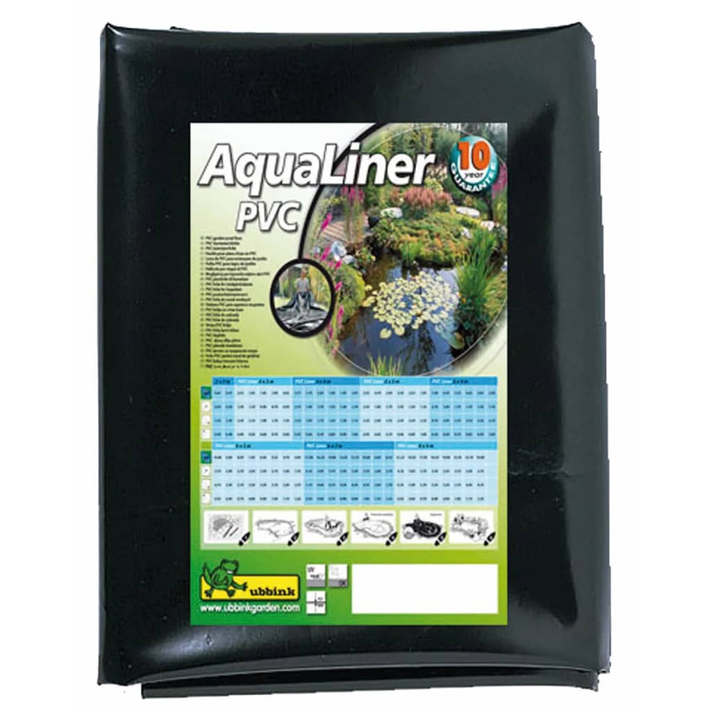 Ubbink AquaLiner Pond Liner PVC 6 x 7 m Black