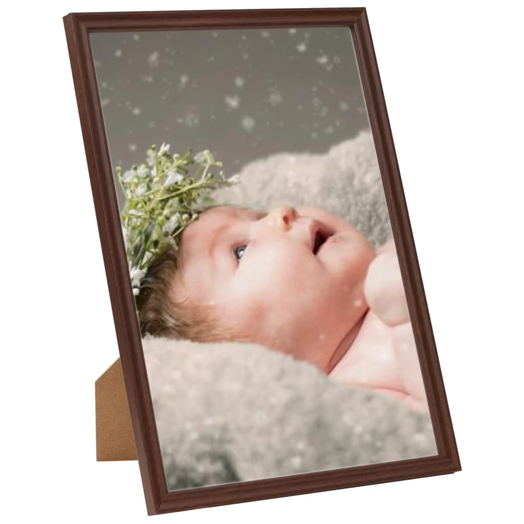 vidaXL Photo Frames Collage 3 pcs for Wall or Table Dark Red 10x15 cm
