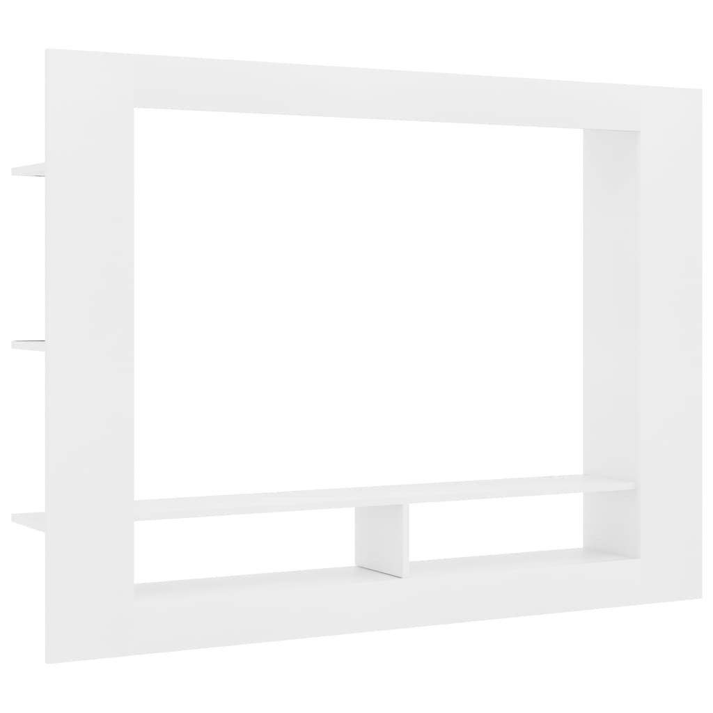 vidaXL TV Cabinet White 152x22x113 cm Engineered Wood