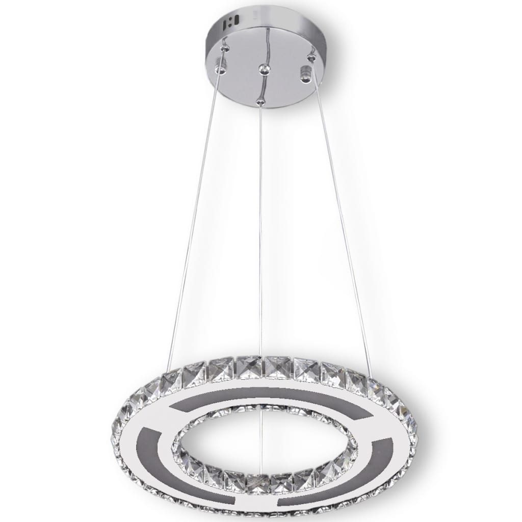 Ring-Shaped LED Crystal Pendant Lamp 13 W