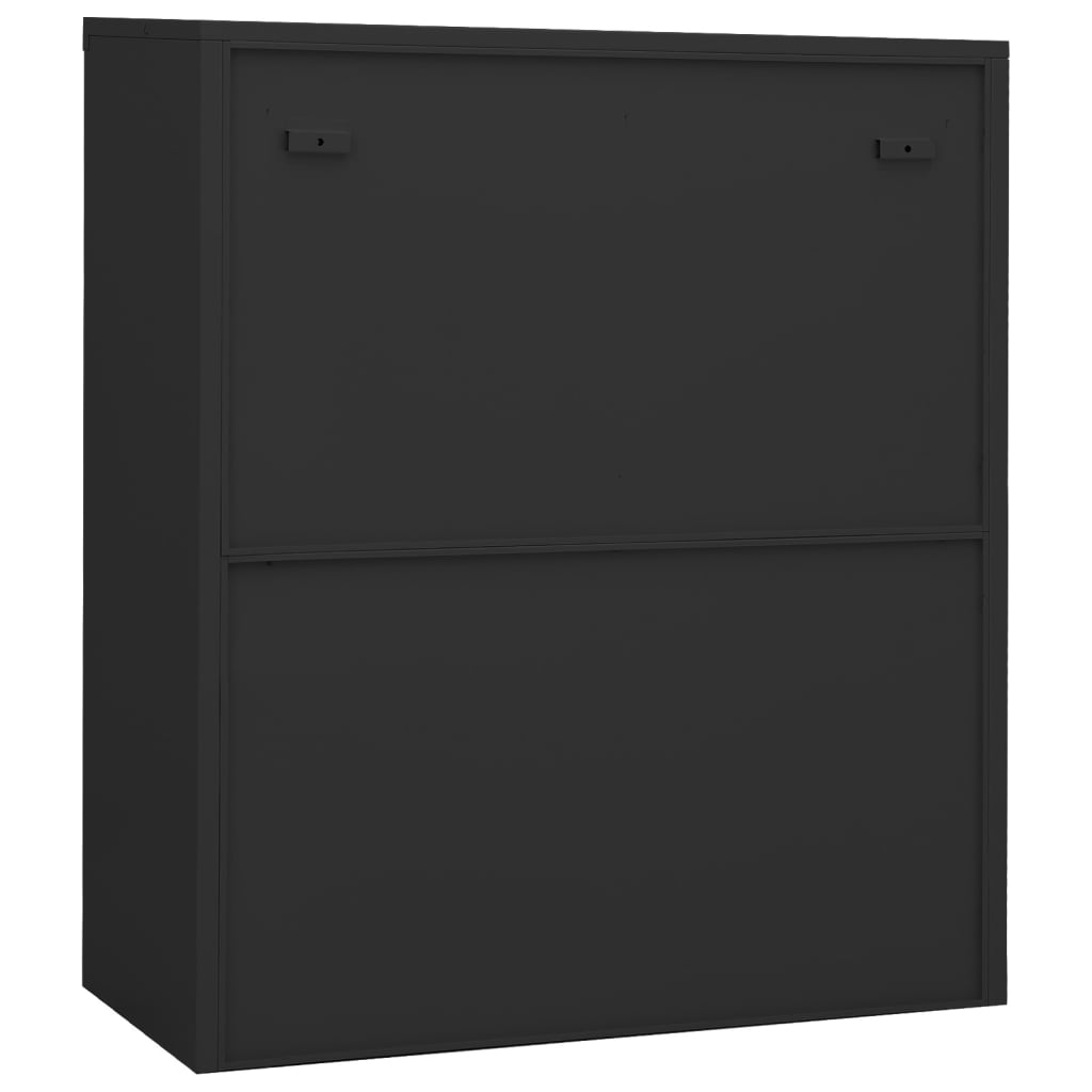 vidaXL Office Cabinet Anthracite 90x40x105 cm Steel