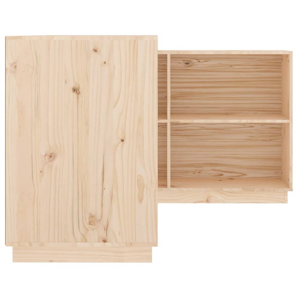 vidaXL Desk 110x50x75 cm Solid Wood Pine