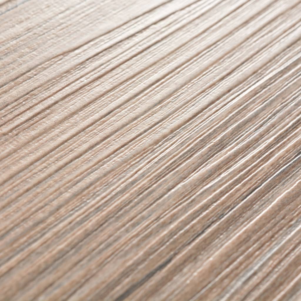 vidaXL Non Self-adhesive PVC Flooring Planks 4.46 m² 3 mm Oak Brown