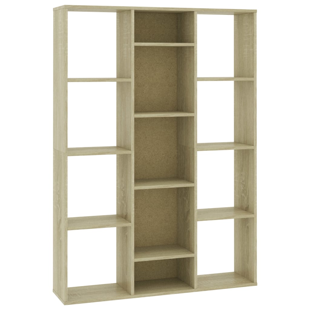 vidaXL Room Divider/Book Cabinet Sonoma Oak 100x24x140 cm Chipboard