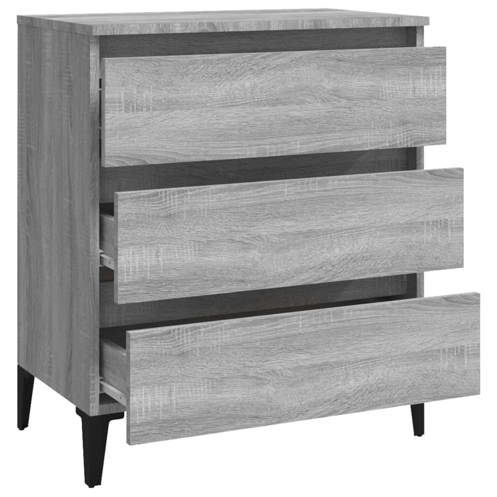 vidaXL Sideboard Grey Sonoma 60x35x69 cm Engineered Wood
